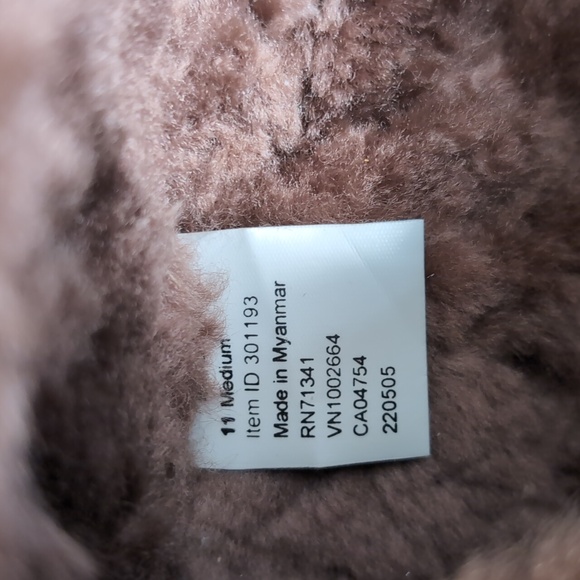 L.L. Bean Wicked Good Moccasins Moosehide Slipper Chocolate Brown Size 11.0 - Picture 9 of 14